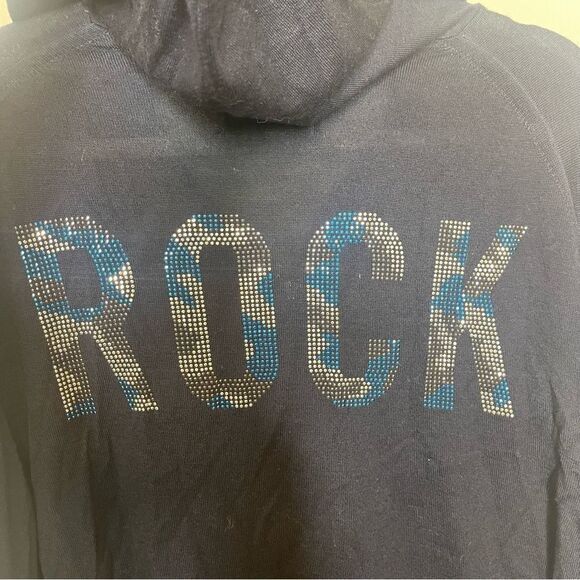 Sixtine Zip-Front camo Tock Strass Hoodie FLAWED new Large - Picture 15 of 15